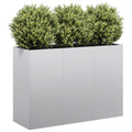 Vidaxl plantenbak 120x40x80 cm gegalvaniseerd staal