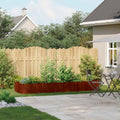 Vidaxl plantenbak roestig 280x80x40 cm weervast staal