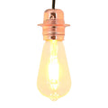 Vidaxl lamphouders 2 st roségoud e27