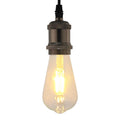Vidaxl lamphouders 2 st glanzend zwart e27