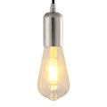 Vidaxl lamphouders 2 st nikkel satijn e27