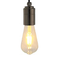 Vidaxl lamphouders 2 st glanzend zwart e27