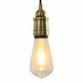 Vidaxl lamphouders 2 st brons e27