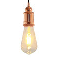 Vidaxl lamphouders 2 st roségoud e27