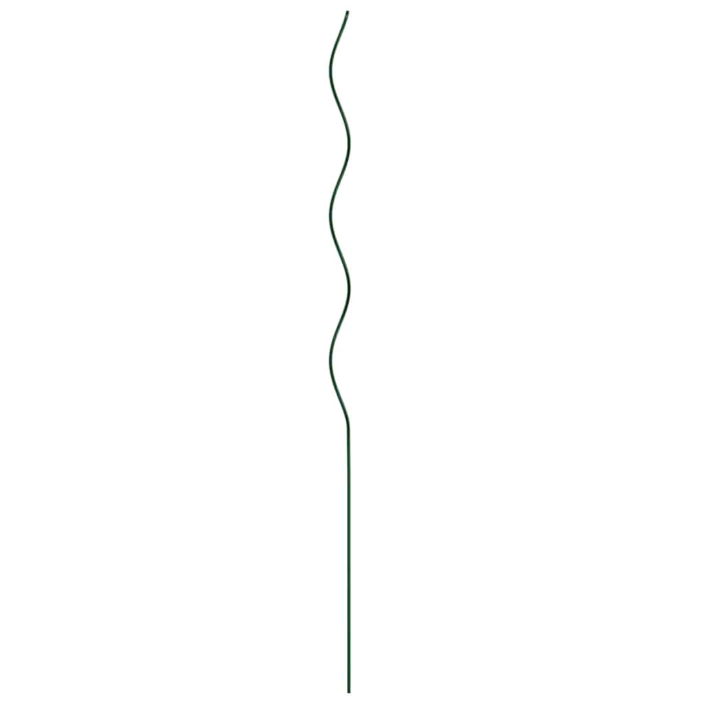 Vidaxl plantondersteuning 5 pcs groen 110 x 0.6 x 0.6 cm staal