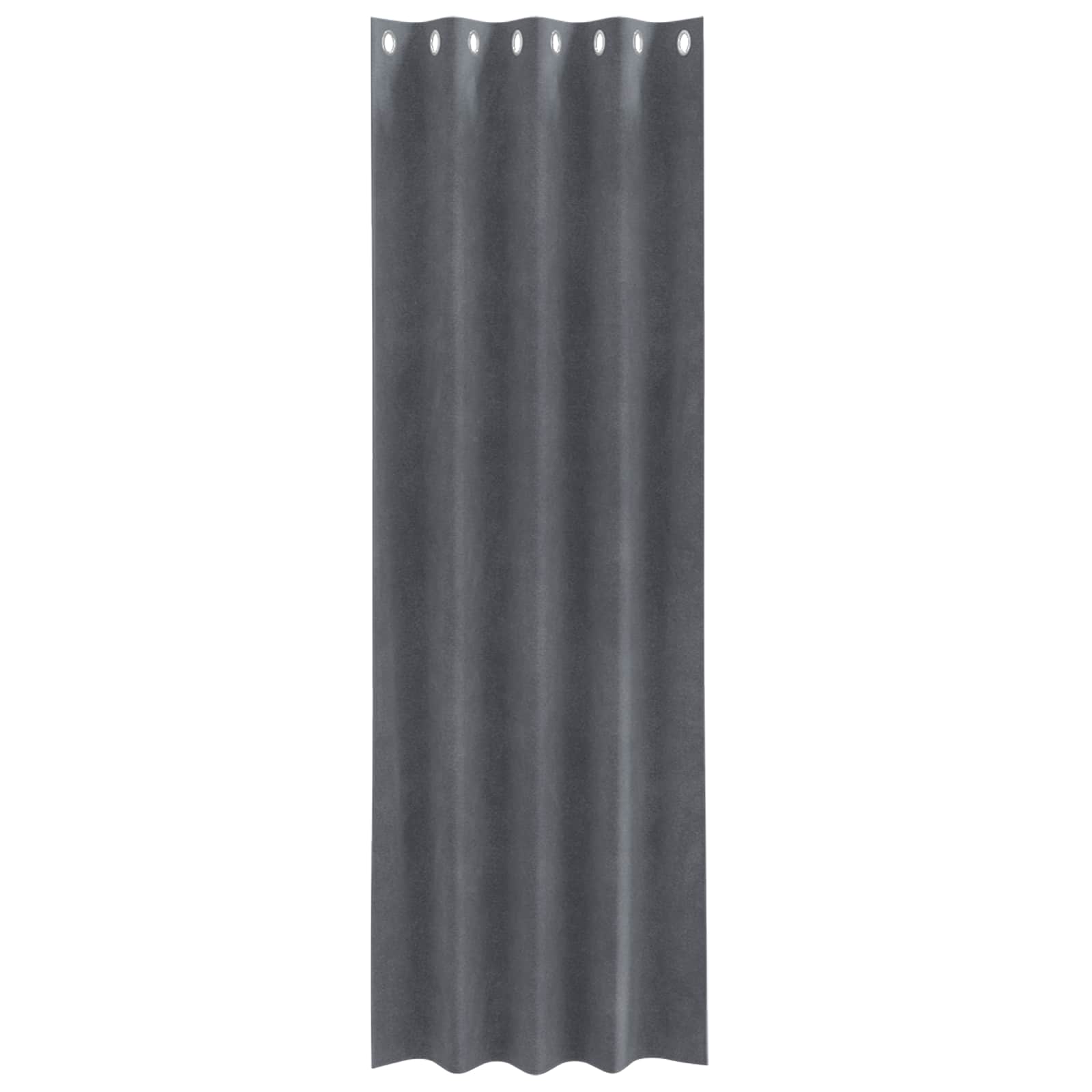 Vidaxl verduisterende gordijnen 2 pcs lichtgrijs 140 x 260 cm fluweel