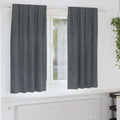 Vidaxl verduisterende gordijnen 2 pcs lichtgrijs 140 x 175 cm fluweel