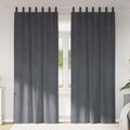 Vidaxl verduisterende gordijnen 2 pcs lichtgrijs 140 x 225 cm fluweel