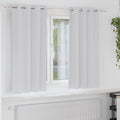 Vidaxl zwart-out gordijnen met ringen 2 pcs bleekgrijs 175 x 140 cm