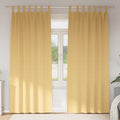 Vidaxl zwart-out gordijnen met ringen 2 pcs beige 225 x 140 cm
