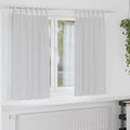 Vidaxl zwart-out gordijnen met ringen 2 pcs bleekgrijs 175 x 140 cm