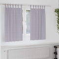 Vidaxl zwart-out gordijnen met ringen 2 pcs metaalgrijs 140 x 140 cm