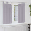 Vidaxl zwart-out gordijnen met ringen 2 pcs metaalgrijs 175 x 140 cm