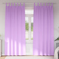 Vidaxl zwart-out gordijnen met ringen 2 pcs paars 260 x 140 cm