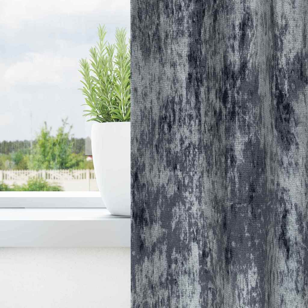 Vidaxl velvet gordijnen 2 pcs zilvergrijs 140 x 140 cm fluweel