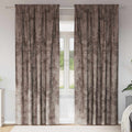 Vidaxl velvet gordijnen 2 pcs cappuccino 245 x 140 cm fluweel