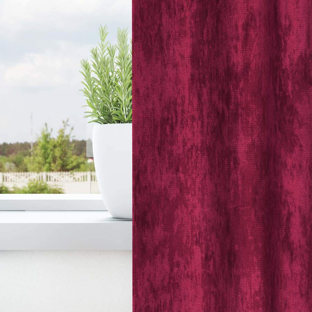 Vidaxl velvet gordijnen 2 pcs wijnrood 245 x 140 cm fluweel