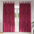 Vidaxl velvet gordijnen 2 pcs wijnrood 260 x 140 cm fluweel