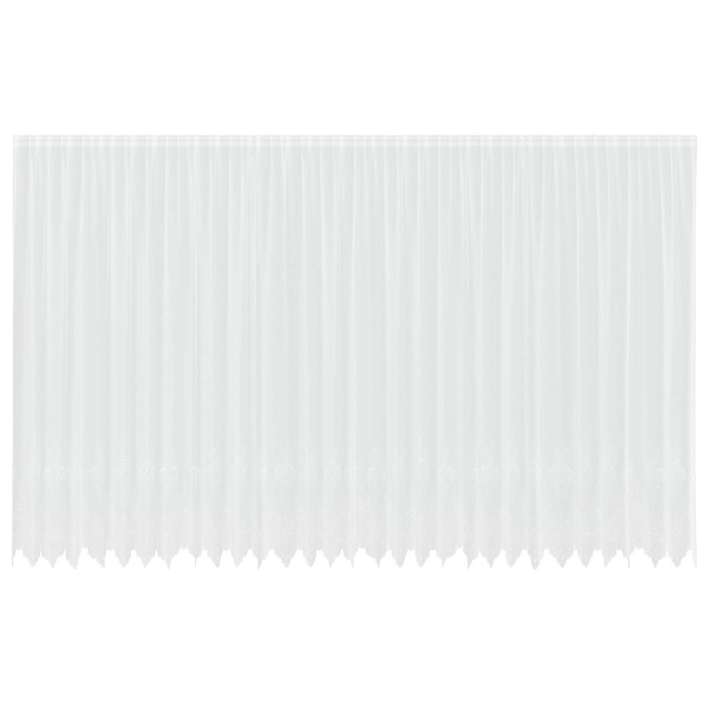 Vidaxl kantgordijn wit 280 x 750 cm polyester