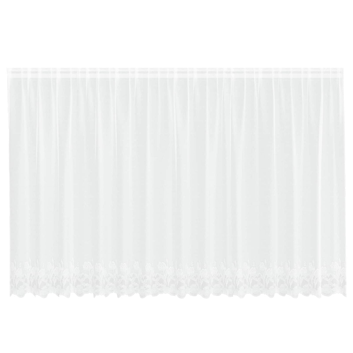 Vidaxl kantgordijn wit 160 x 400 cm polyester