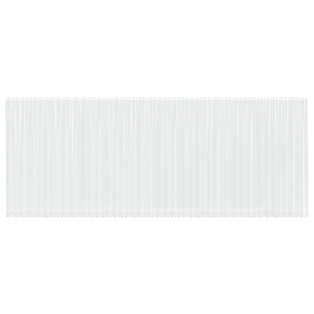 Vidaxl kantgordijn met gordijnen wit 1200 x 280 cm polyester