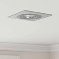 Vidaxl spotje 6 pcs zilver 9 x 9 x 2 cm aluminium