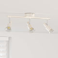 Vidaxl plafondspot met schijnwerpers nikkel 39 x 10,5 x 10,5 cm staal