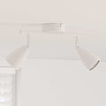 Vidaxl plafondspot met schijnwerpers wit 25.5 x 8 x 16 cm metaal