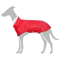 Vidaxl hondenregenjas met reflecterende strips polyester rood 2xl