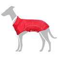 Vidaxl hondenregenjas met reflecterende strips polyester rood 3xl