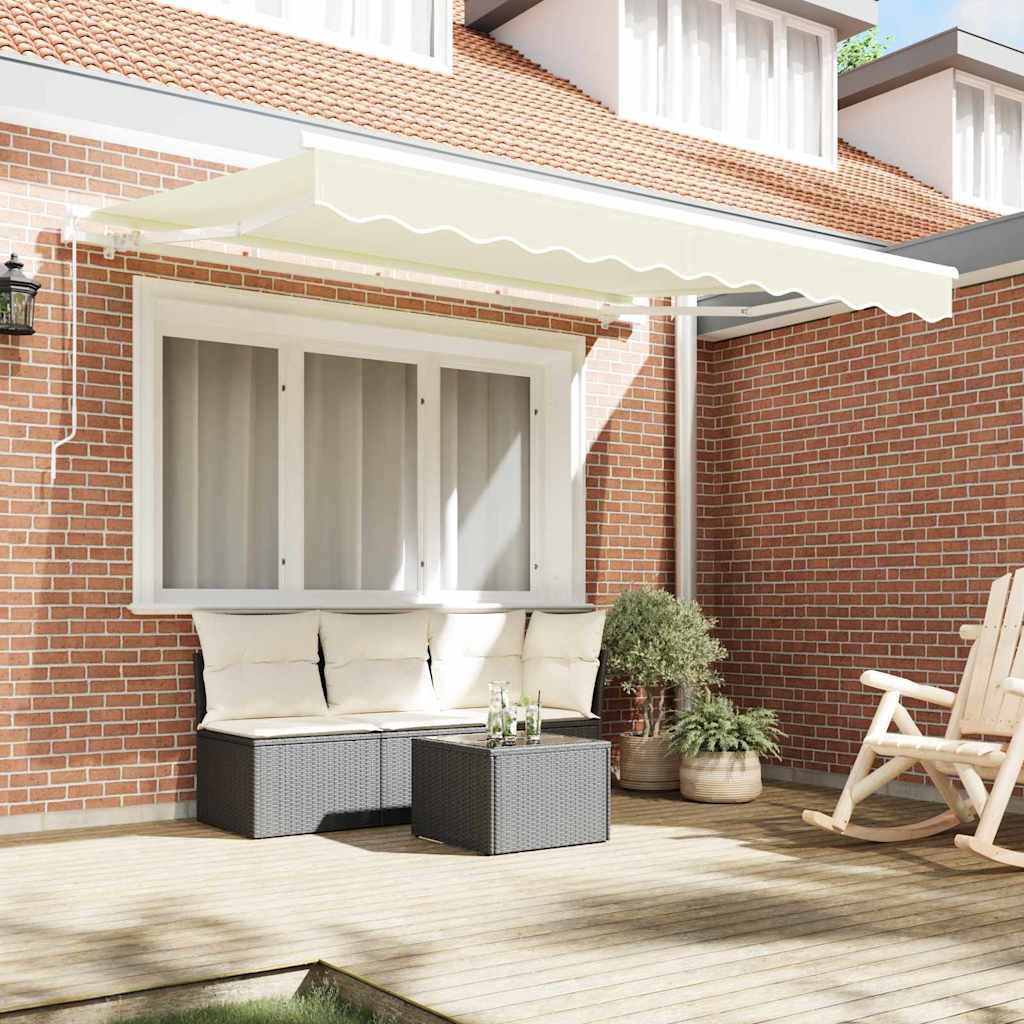 Vidaxl vervangingsdoek voor zonnescherm crème 235 x 195 cm polyester