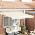 Vidaxl vervangingsdoek voor zonnescherm crème 280 x 195 cm polyester