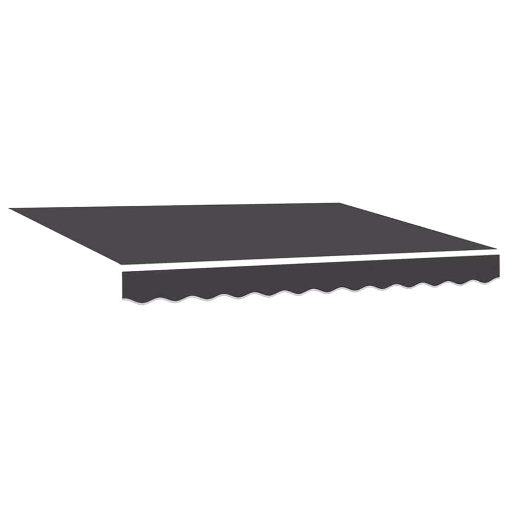 Vidaxl vervangingsdoek voor zonnescherm antraciet 235 x 195 cm