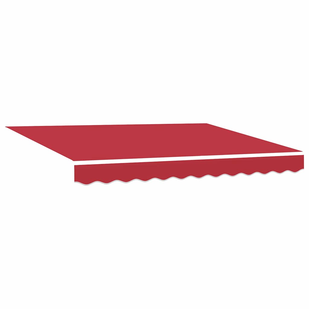 Vidaxl vervangingsdoek voor zonnescherm rood 280 x 245 cm polyester