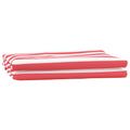 Vidaxl zonnescherm vervangingen rood en wit 1000 x 160 cm