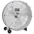 Vidaxl trommelventilator met wiel zilver 79 x 37 x 82 cm aluminium