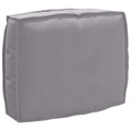 Vidaxl kussen grijs 50 x 40 x 12 cm oxford stof