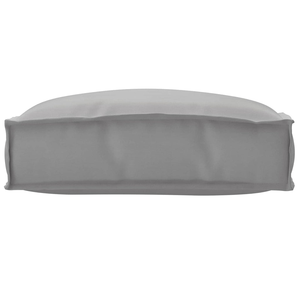 Vidaxl kussen grijs 50 x 50 x 12 cm oxford stof