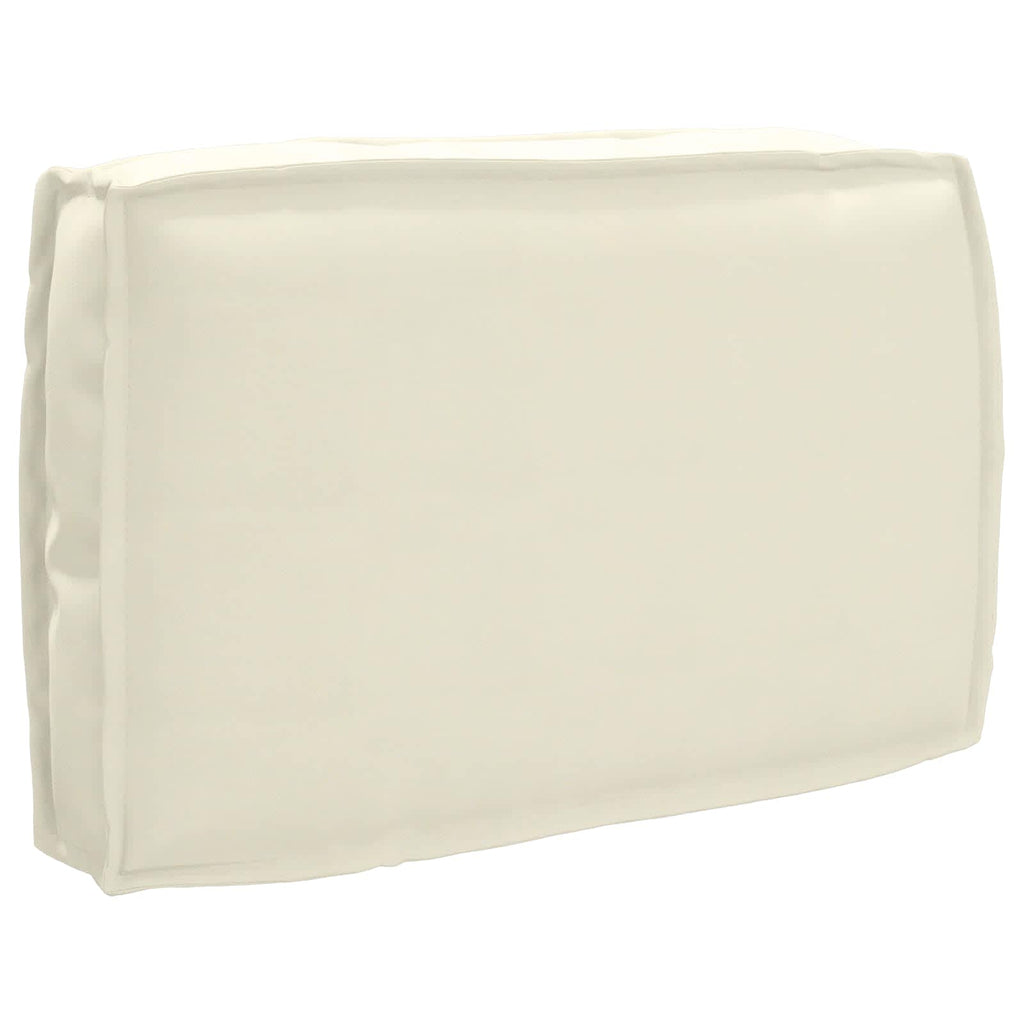 Vidaxl kussen crème 60 x 40 x 12 cm oxford stof