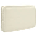 Vidaxl kussen crème 60 x 40 x 12 cm oxford stof