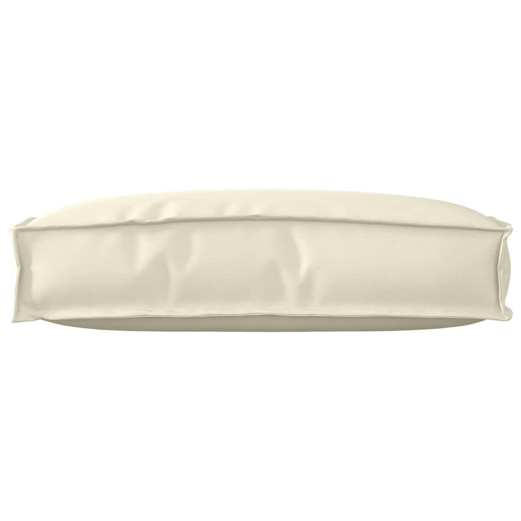 Vidaxl kussen crème 60 x 40 x 12 cm oxford stof