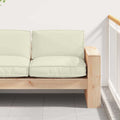 Vidaxl kussen crème 80 x 80 x 12 cm oxford stof
