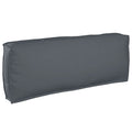 Vidaxl kussen antraciet 120 x 40 x 12 cm oxford stof