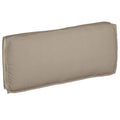 Vidaxl kussen taupe 120 x 50 x 12 cm oxford stof