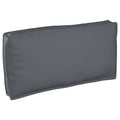 Vidaxl kussen antraciet 120 x 60 x 12 cm oxford stof