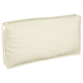 Vidaxl kussen crème 120 x 60 x 12 cm oxford stof
