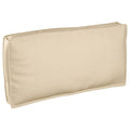 Vidaxl kussen beige 120 x 60 x 12 cm oxford stof
