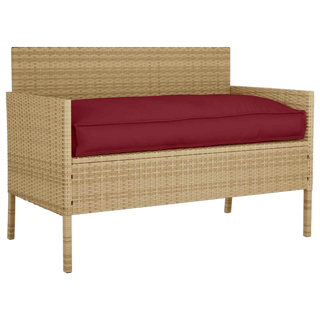 Vidaxl kussen wijnrood 80 x 80 x 52 cm oxford stof