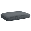 Vidaxl kussen antraciet 120 x 80 x 12 cm oxford stof