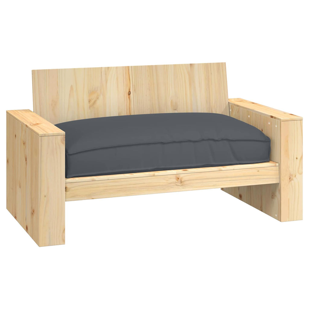 Vidaxl kussen antraciet 120 x 80 x 12 cm oxford stof